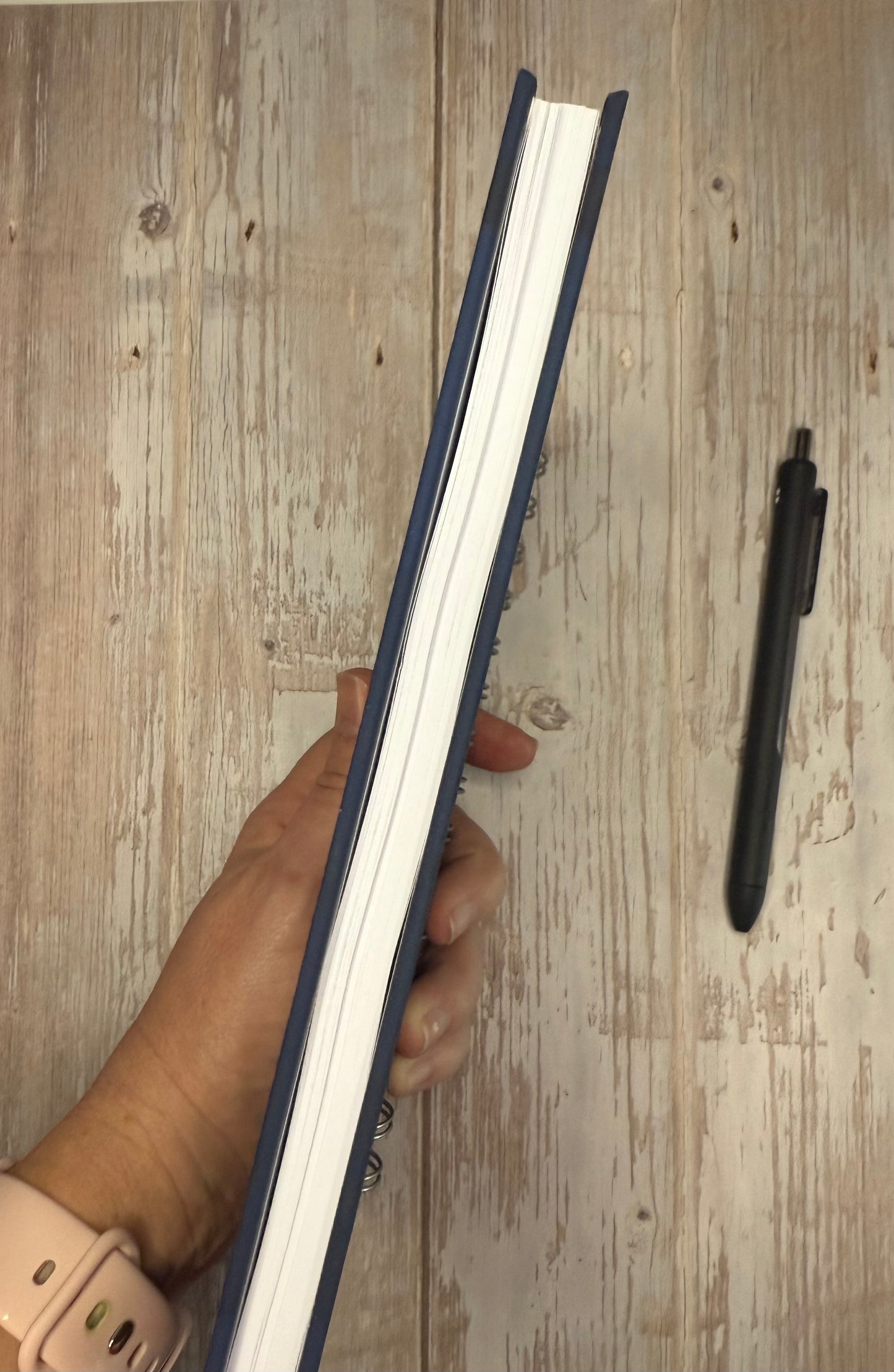 Wellness Journal - Navy Camo - 12-month Health Support Journal