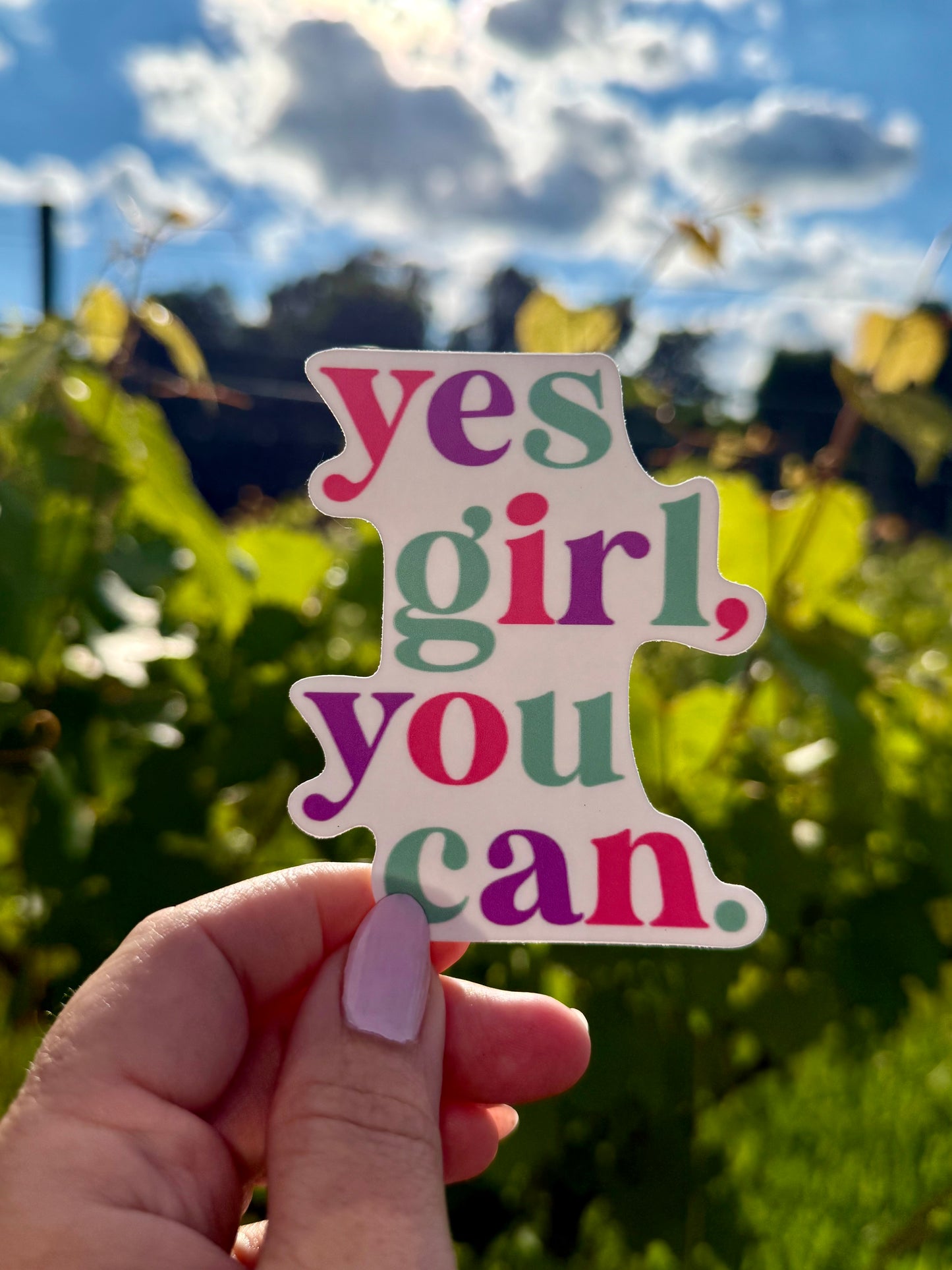 Yes Girl - Vinyl Sticker