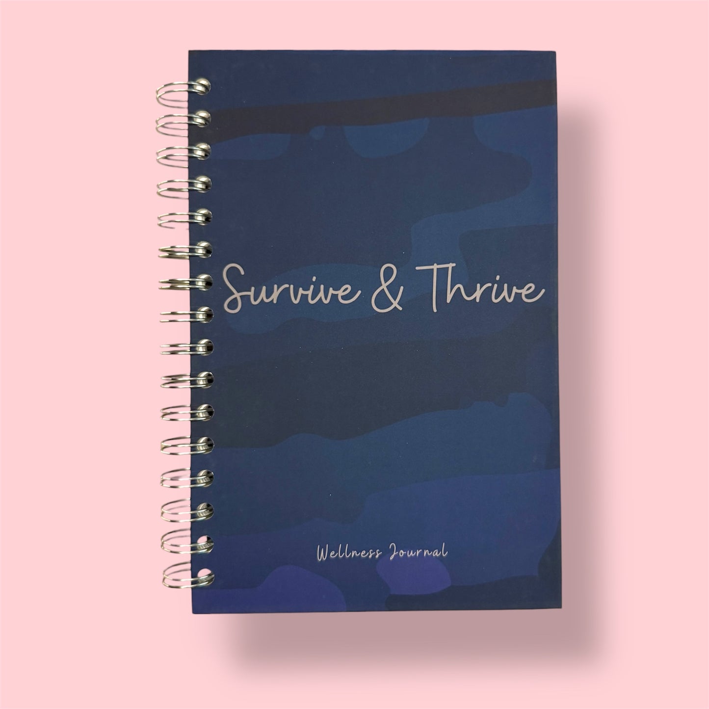 Wellness Journal - Navy Camo - 12-month Health Support Journal