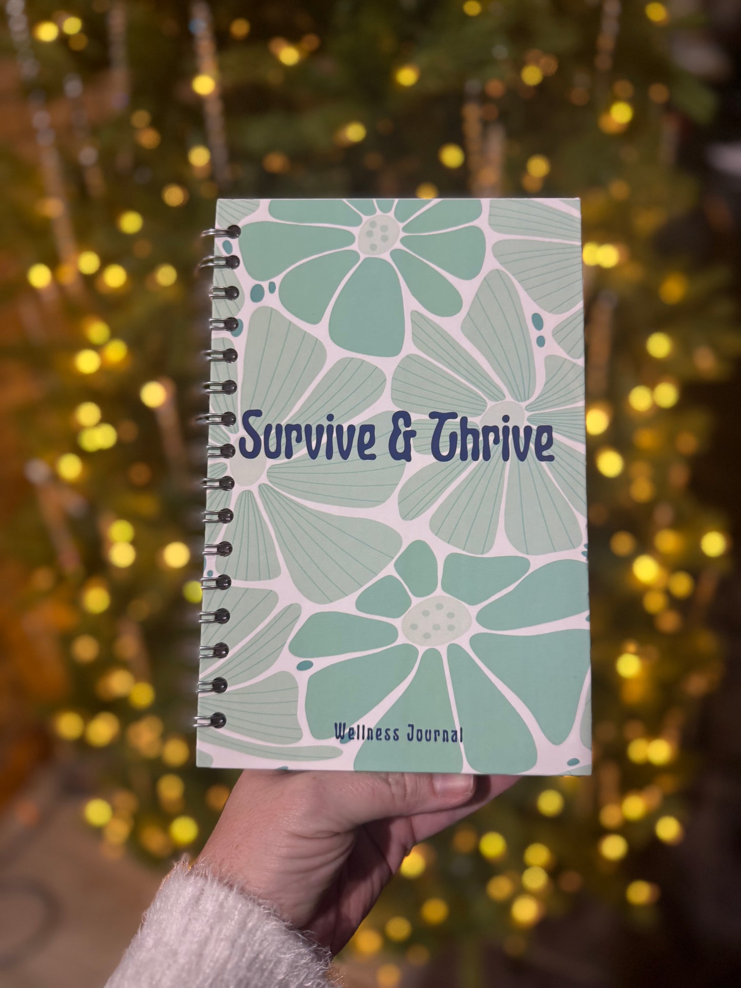 Wellness Journal - Teal Floral