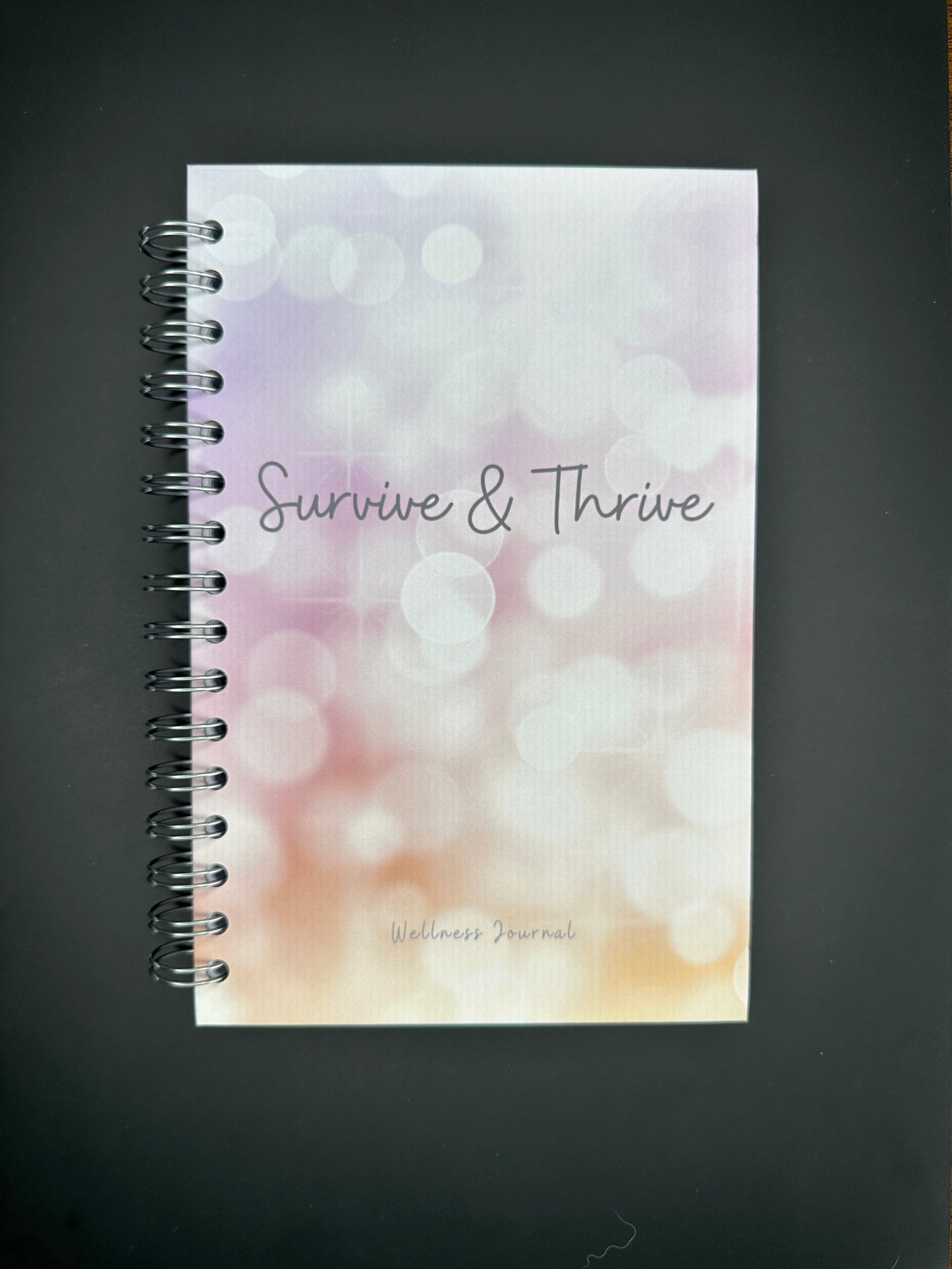 Wellness Journal - Hazy Lights - 12-month Health Support Journal