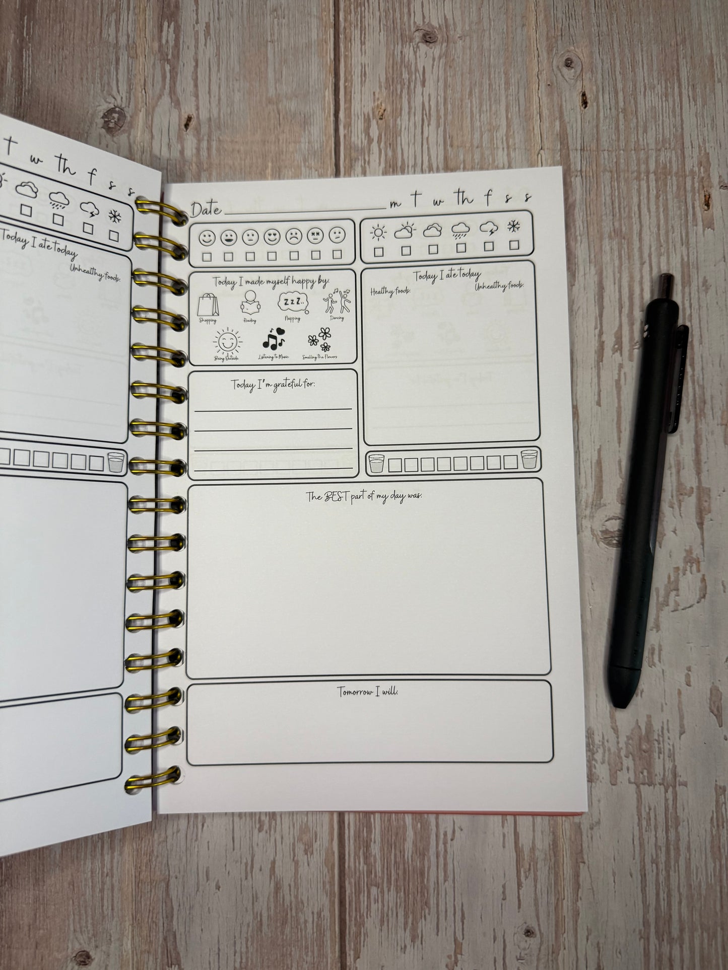 Daily Reflection Journal - Limited Edition PINK - 6-month Journey to Mindfulness