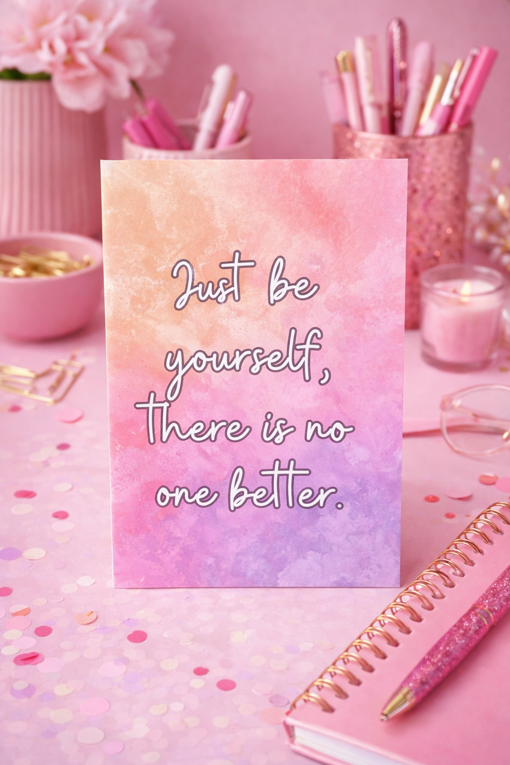 Just Be You – Confidence & Motivation Postcard Set