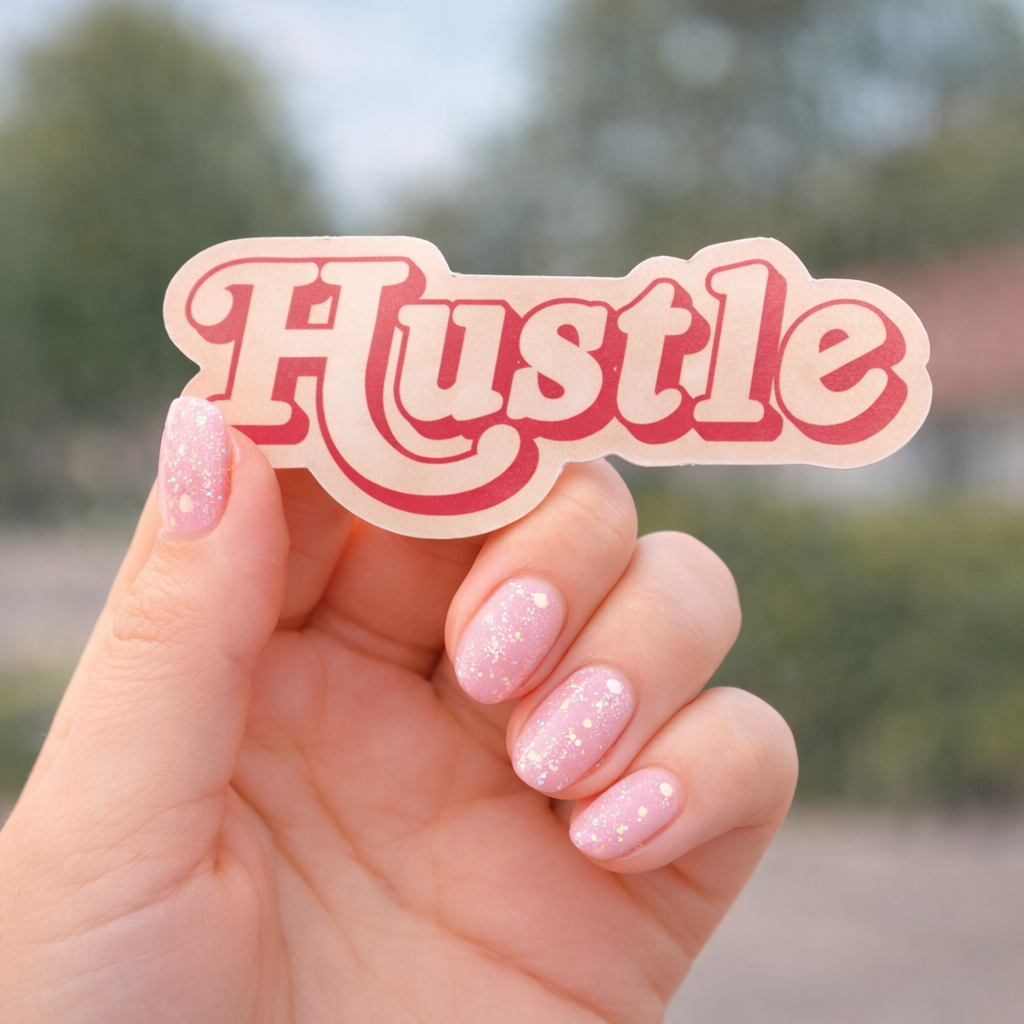 Hustle - Vinyl Sticker