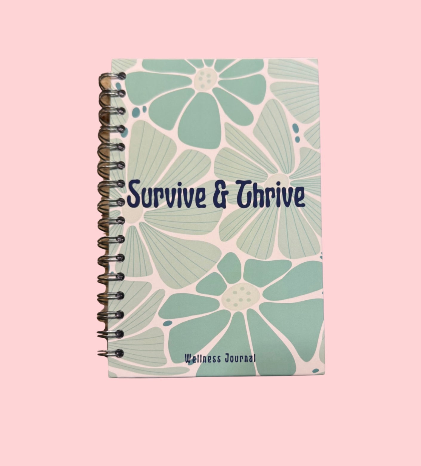 Wellness Journal - Teal Floral