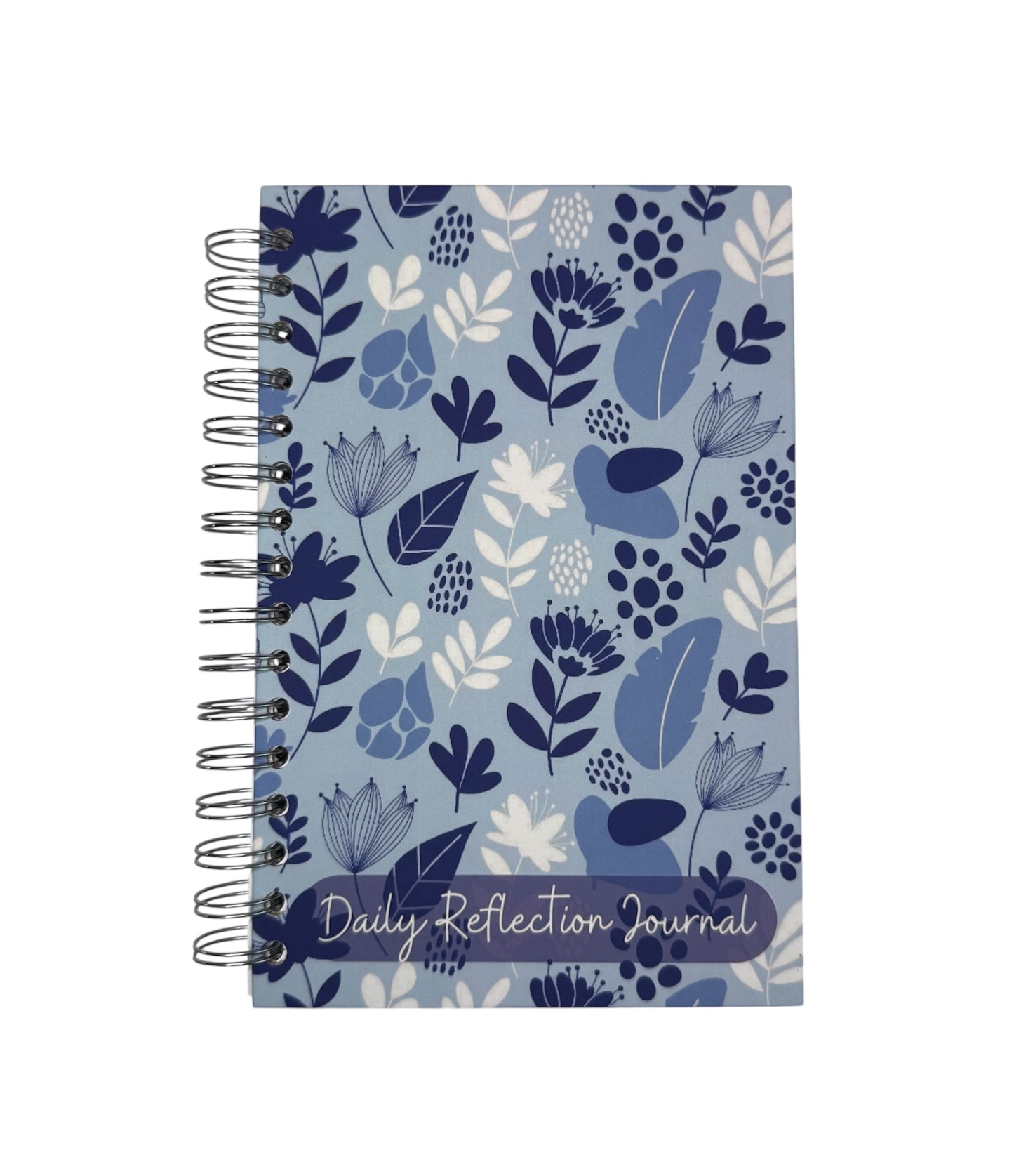 Daily Reflection Journal - Blue Floral