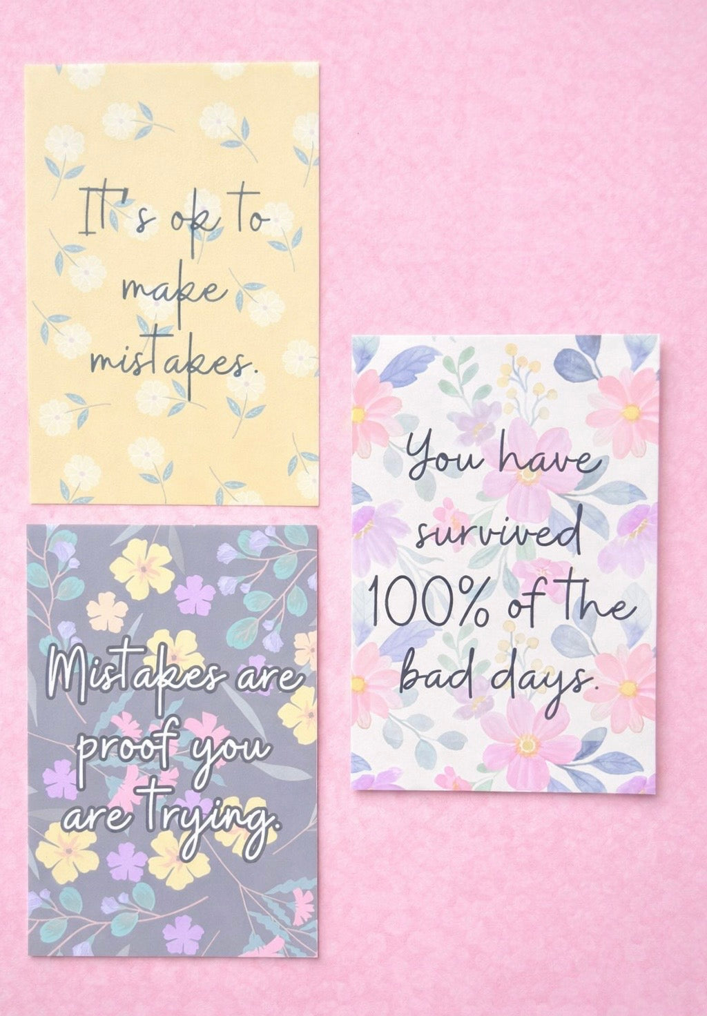 Hard Days Don’t Last – Encouragement Postcard Set