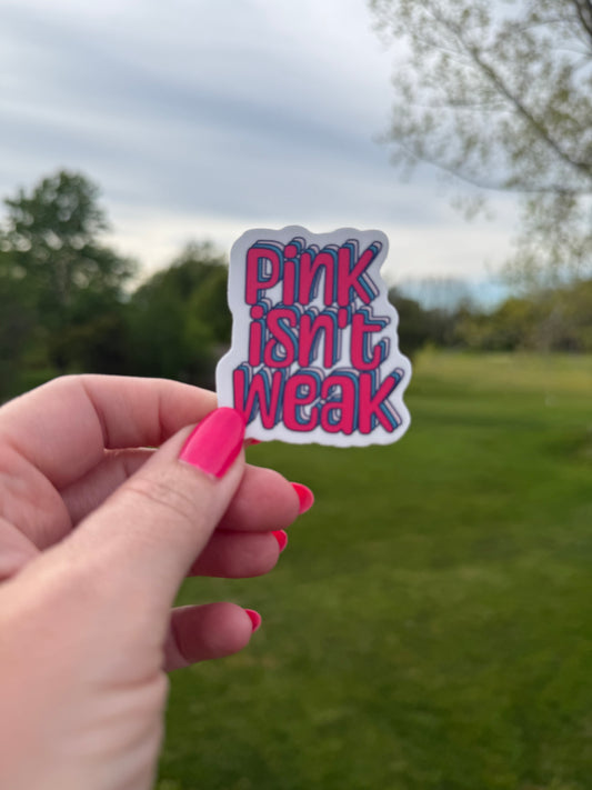 2 inch vinyl sticker - Pink