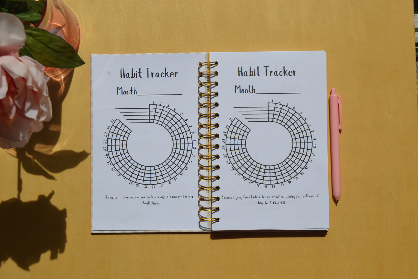 Daily Reflection Journal - Neutral Plaid