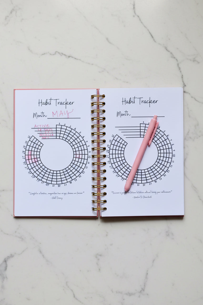 Daily Reflection Journal - Blue Floral