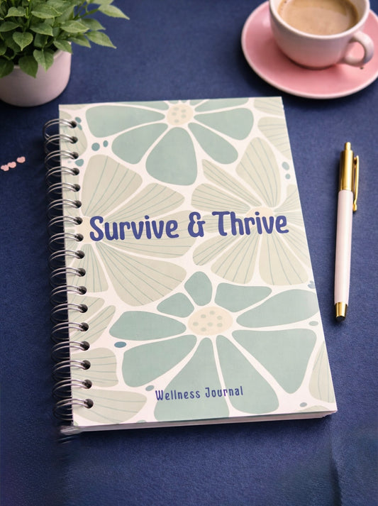 Wellness Journal - Teal Floral