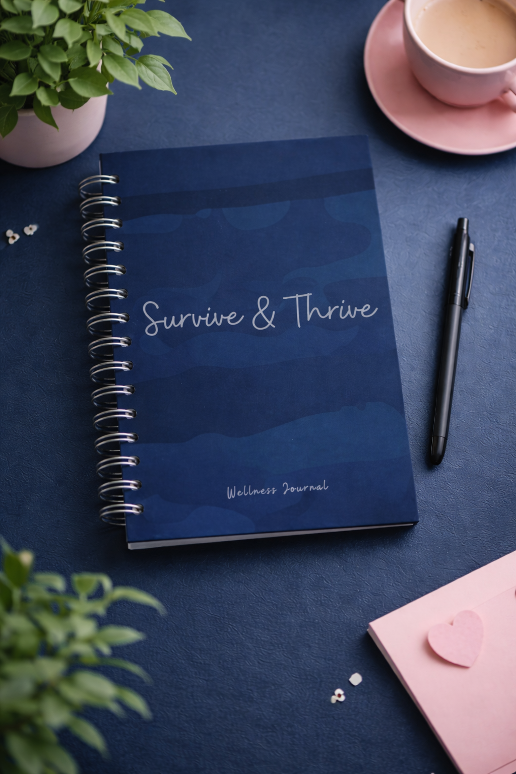 Wellness Journal - Navy Camo