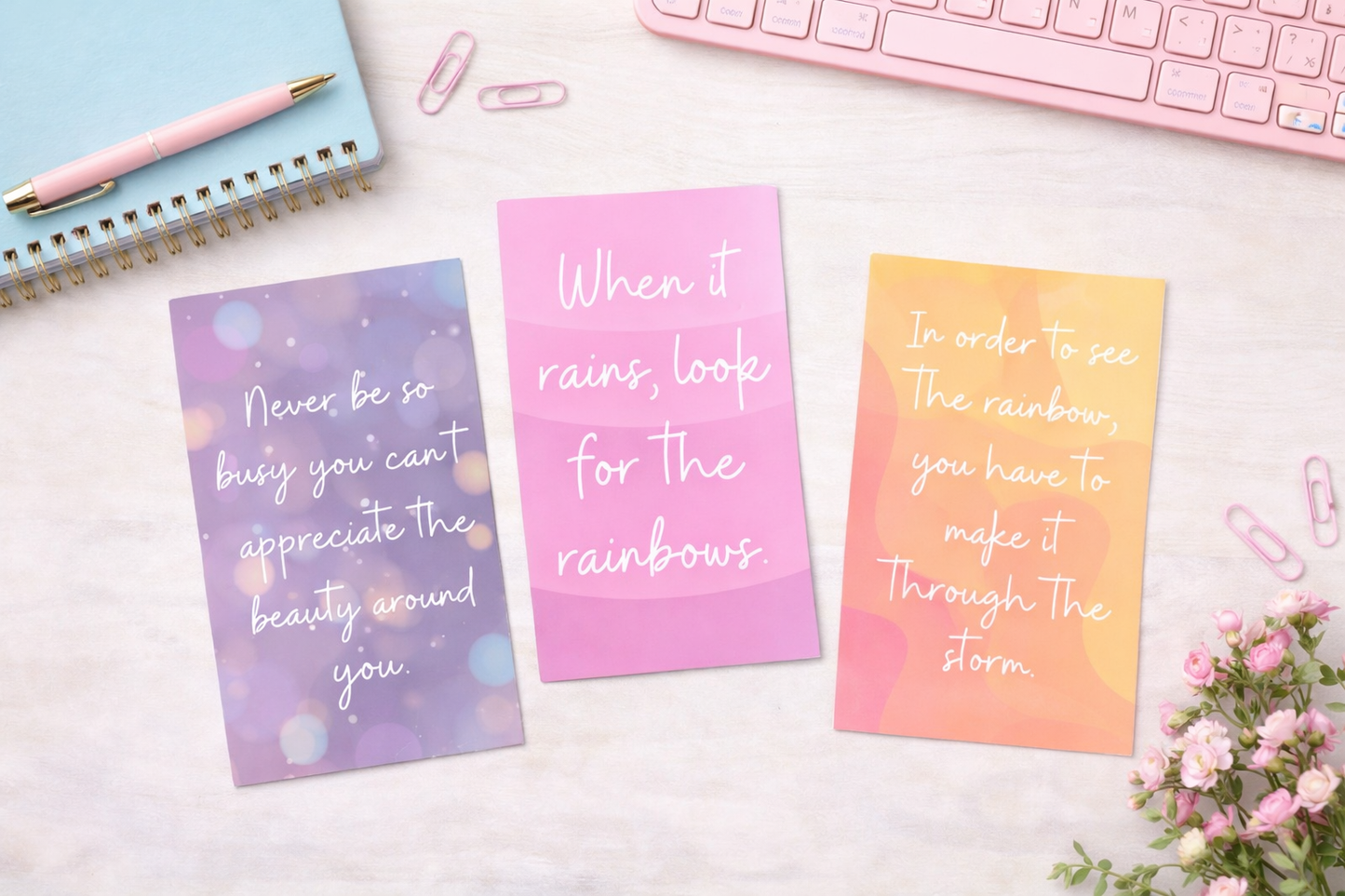 Finding the Rainbow - Inspirational Postcard Set (of 3)