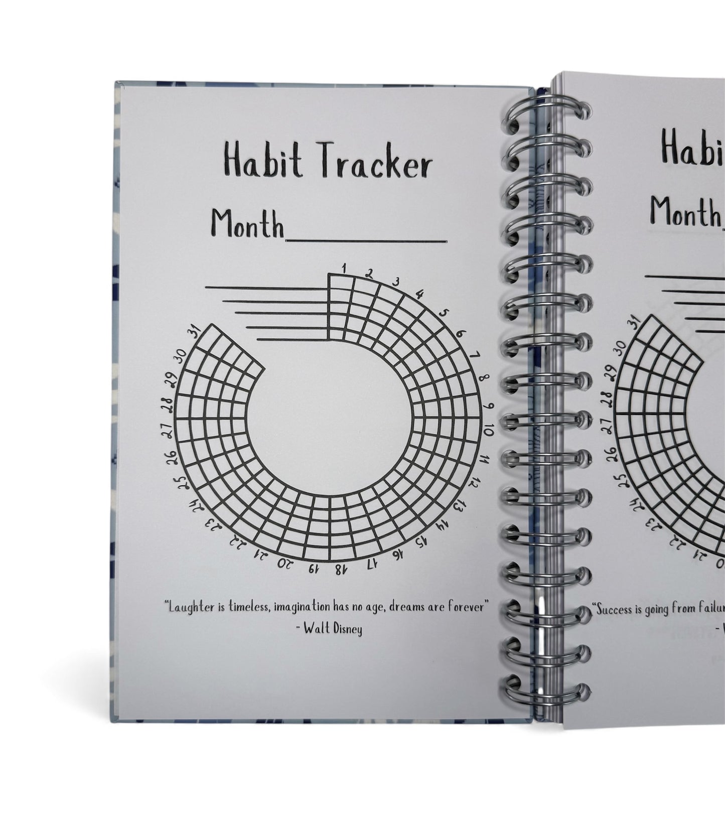 Daily Reflection Journal - Blue Floral