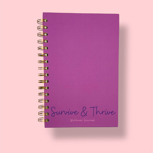 Wellness Journal - Limited Edition PURPLE - 12-month Health Support Journal