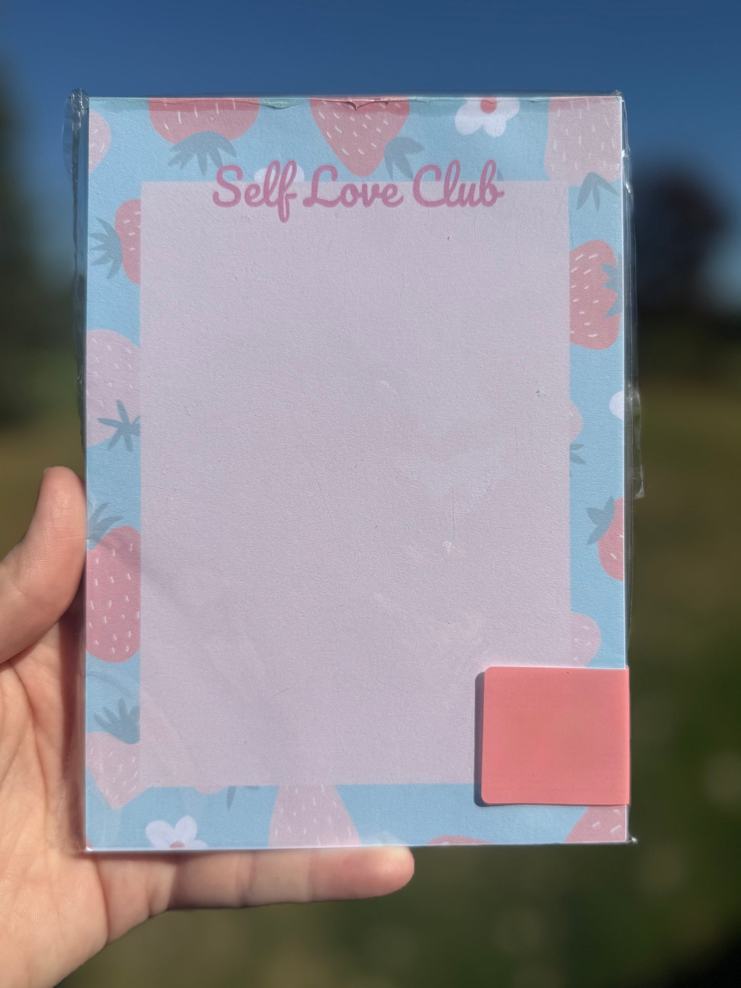 Self Love Club notepad