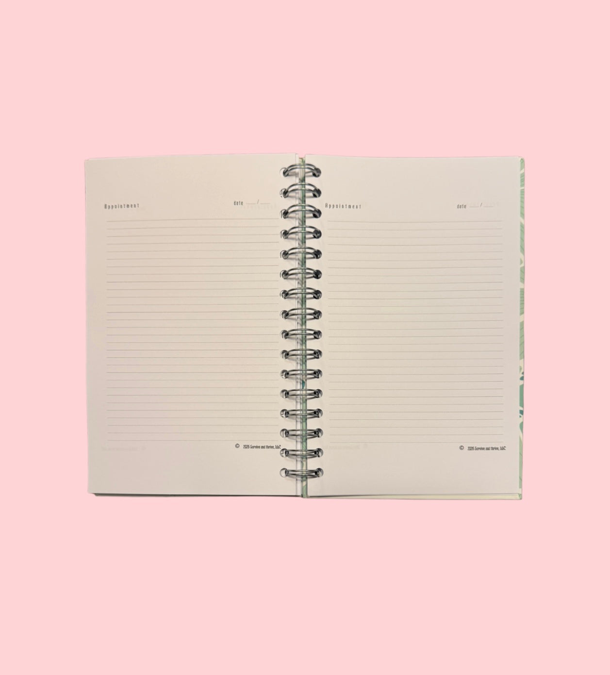 Wellness Journal - Teal Floral