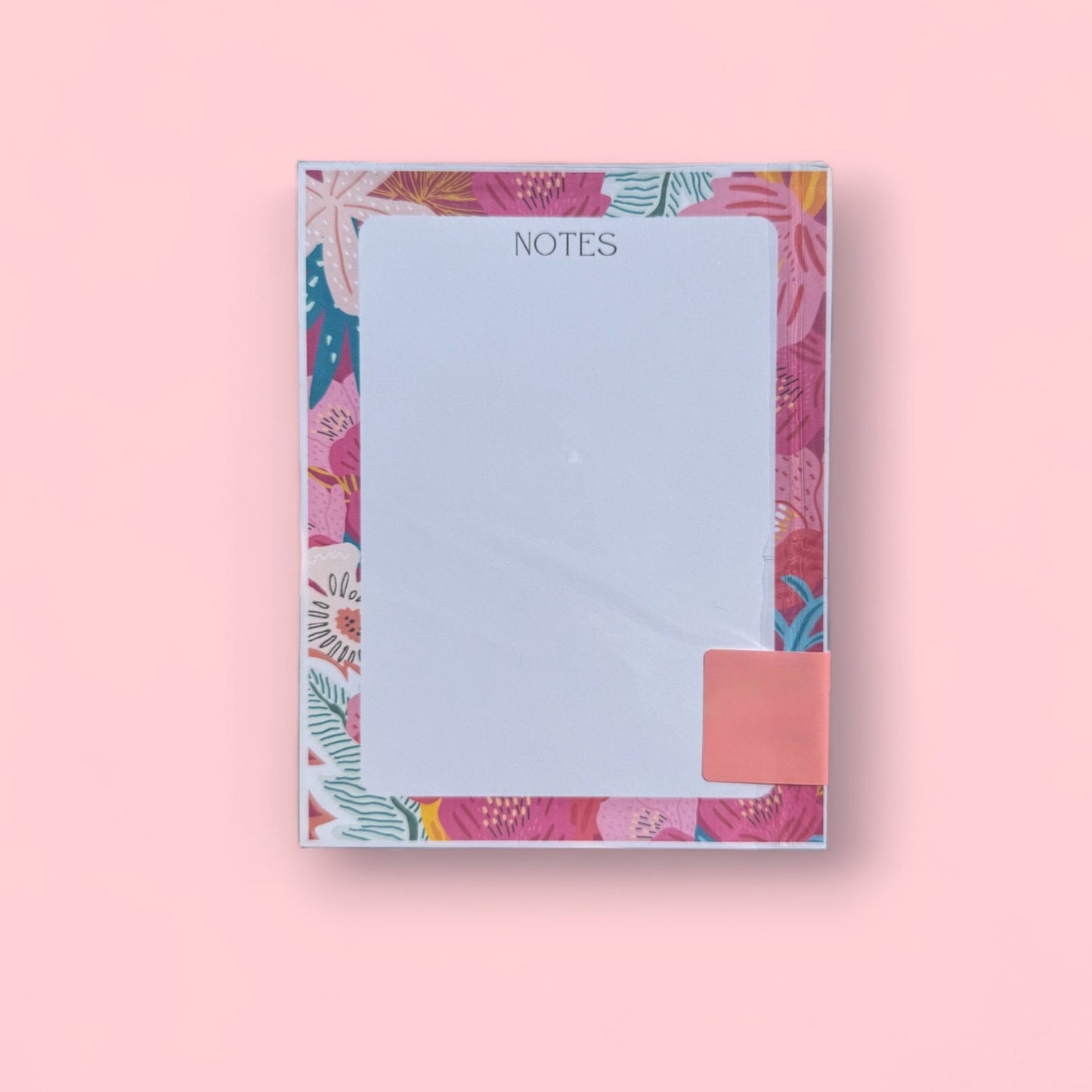 Pink Floral notepad