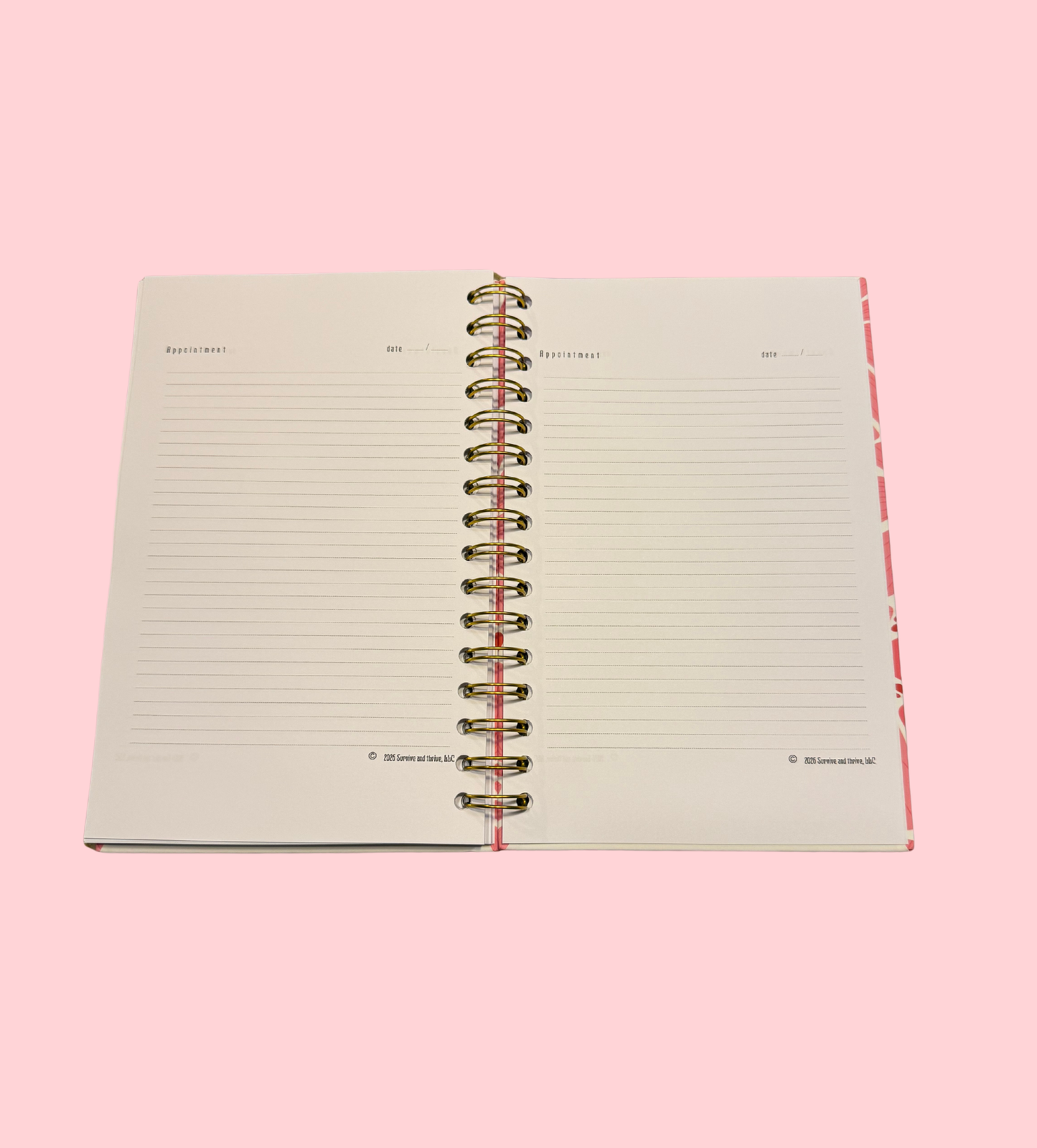 Wellness Journal - Pink Floral
